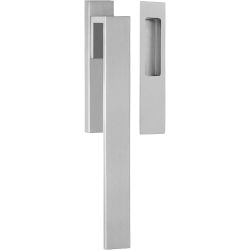 Hefschuifdeurbeslag Bob Manders RIBBON BM230Y incl. cilindergat PC69 - mat RVS