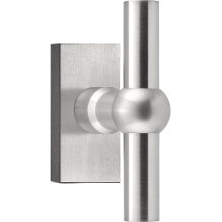 Draaikiepgarnituur FERROVIA FVT125-DK niet afsluitbaar - mat RVS