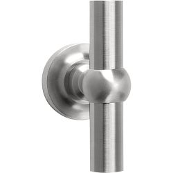 Voordeurknop FERROVIA FV22V vast op rozet - mat RVS