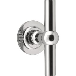 Knop FERROVIA FVT100V/48 vast op rozet - gepolijst RVS