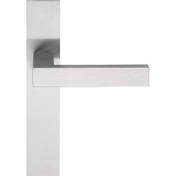 Deurkruk SQUARE LSQIVP236SFC ongeveerd op schild blind - mat RVS