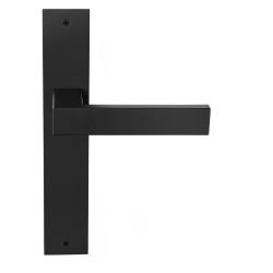Deurkruk SQUARE LSQIVP236SFC ongeveerd op schild blind - mat zwart