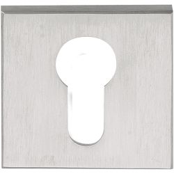Cilinderplaatje SQUARE LSQBY50 - PVD mat RVS