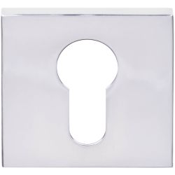 Cilinderplaatje SQUARE LSQBY50 - gepolijst RVS