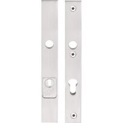 SQUARE LSQSM-28KT massieve veiligheidsschilden met kerntrekbeveiliging kruk/kruk SKG*** PC72 - mat RVS