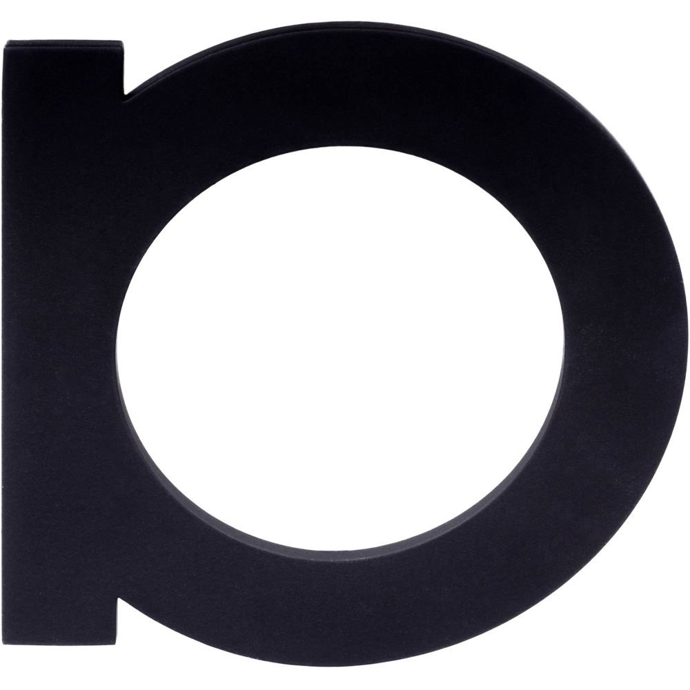 Huisletter a SQUARE LSQHN150-a - mat zwart