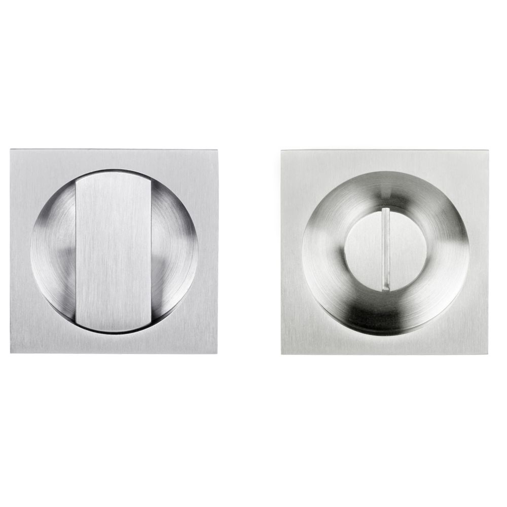 Inbouwkommen SQUARE LSQ54S incl. stift - mat RVS