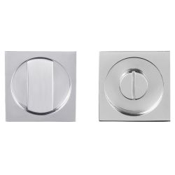 Inbouwkommen SQUARE LSQ54S incl. stift - gepolijst RVS