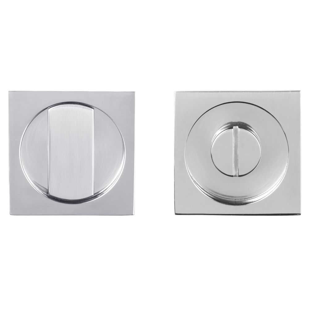 Inbouwkommen SQUARE LSQ54S incl. stift - gepolijst RVS