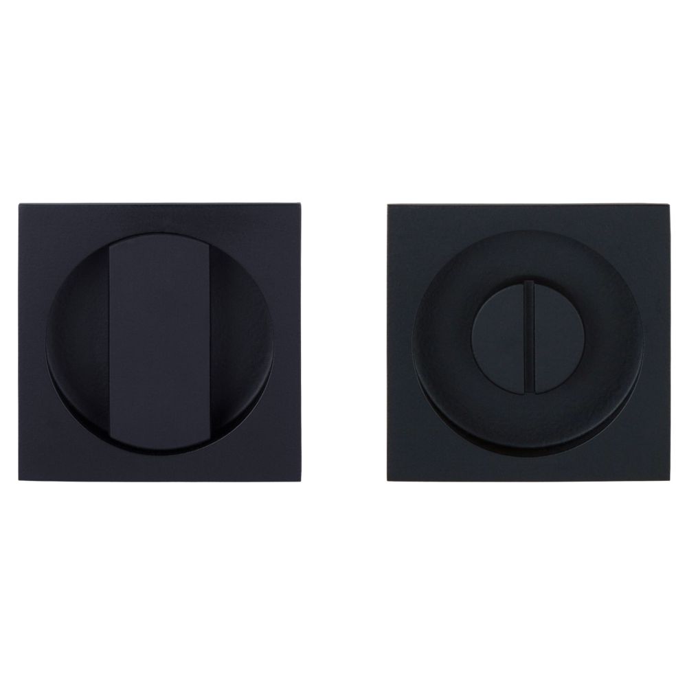 Inbouwkommen SQUARE LSQ54S incl. stift - mat zwart