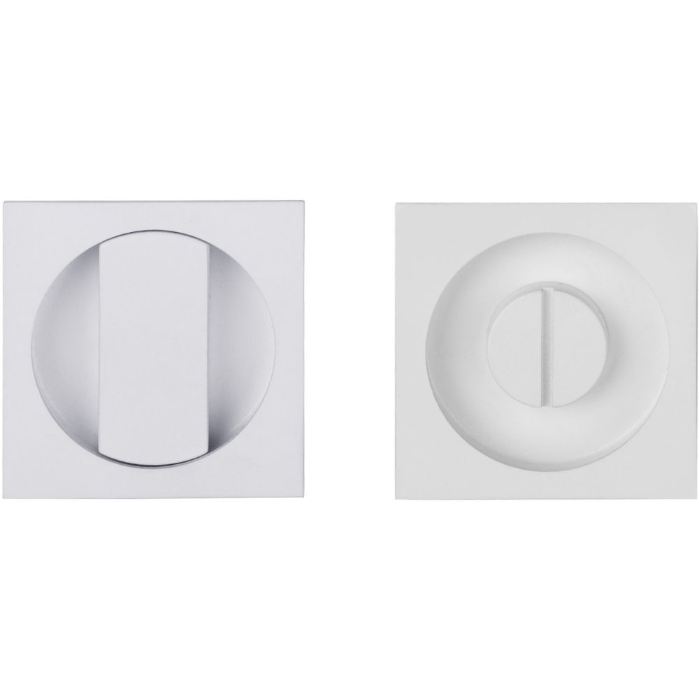 Inbouwkommen SQUARE LSQ54S incl. stift - wit