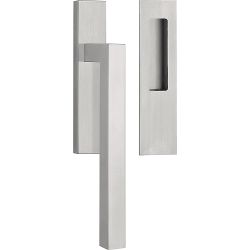 Hefschuifdeurbeslag PC69 SQUARE LSQ230Y - mat RVS