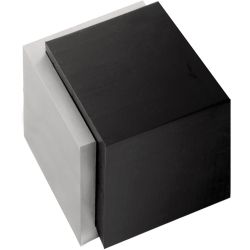 Deurstop SQUARE LSQ46 vloer - mat RVS