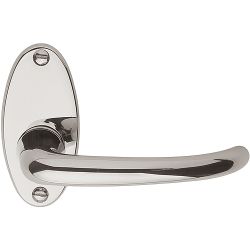 Deurkruk TIMELESS 1922MRO ongeveerd op rozet - glans nikkel