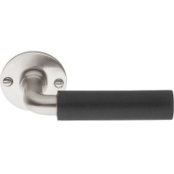 Deurkruk TIMELESS 1923MRR50 ongeveerd op rozet - mat nikkel/ebbenhout