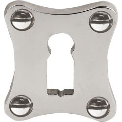 Sleutelplaatje TIMELESS MSNK37 klaver - glans nikkel