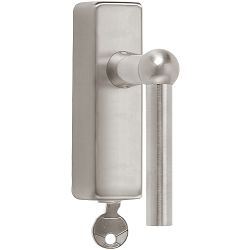 Draaikiepgarnituur TIMELESS 1910L-DKLOCK-O afsluitbaar - mat nikkel