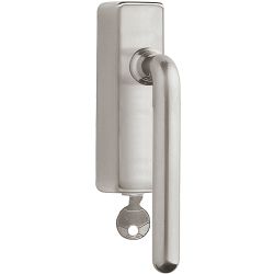 Draaikiepgarnituur TIMELESS 1921-DKLOCK afsluitbaar linksdraaiend - mat nikkel