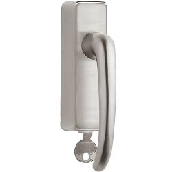 Draaikiepgarnituur TIMELESS 1922-DKLOCK afsluitbaar linksdraaiend - mat nikkel