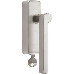 Draaikiepgarnituur TIMELESS 1927-DKLOCK afsluitbaar linksdraaiend - mat nikkel