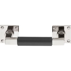 Massieve (raam) greep TIMELESS MG1930B - glans nikkel/ebbenhout