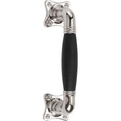 Massieve (raam) greep TIMELESS MG1934C - glans nikkel/ebbenhout