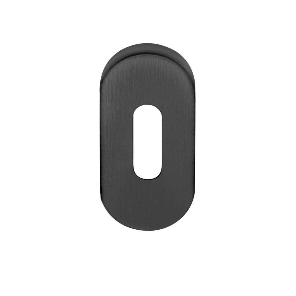 Sleutelplaatje BASICS LBN32 ovaal - PVD gunmetal