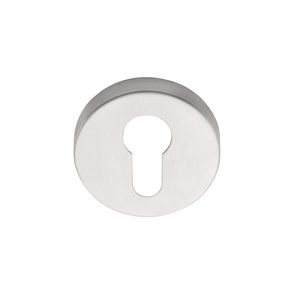 Cilinderplaatje BASICS LBY50D - mat RVS