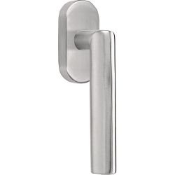 Draaikiepgarnituur BASICS LB8-DK-O niet afsluitbaar rechtsdraaiend - mat RVS