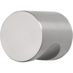 Voordeurknop BASICS LB52V vast op rozet - mat RVS