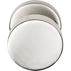 Voordeurknop BASICS LB503V vast op rozet - PVD mat RVS