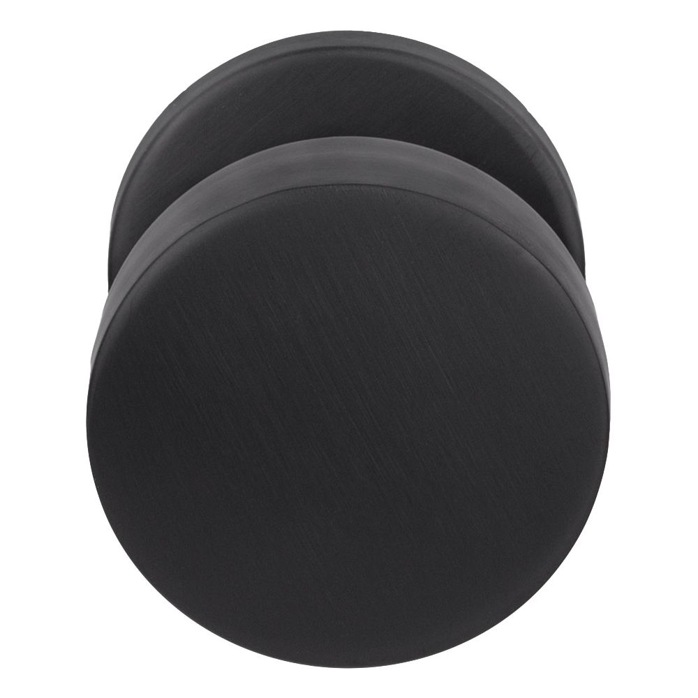 Voordeurknop BASICS LB503V vast op rozet - mat zwart