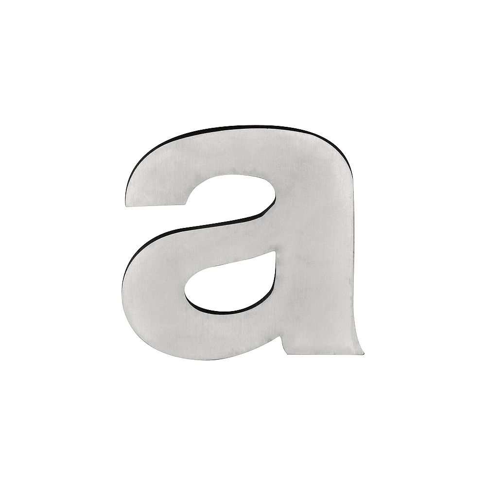 Huisletter A BASICS LBHN100 - PVD mat RVS