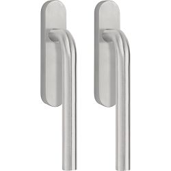 Formani Basics LB230PA hefschuifdeurbeslag paarsgewijze set PC69 - mat RVS