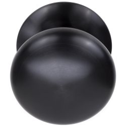 Voordeurknop BASICS LB65V vast op rozet - PVD gunmetal