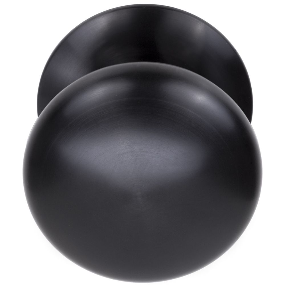 Voordeurknop BASICS LB65V vast op rozet - PVD gunmetal