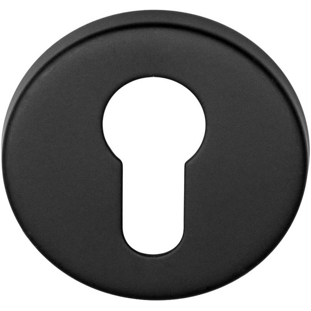 Cilinderplaatje BASICS LBY50 - mat zwart