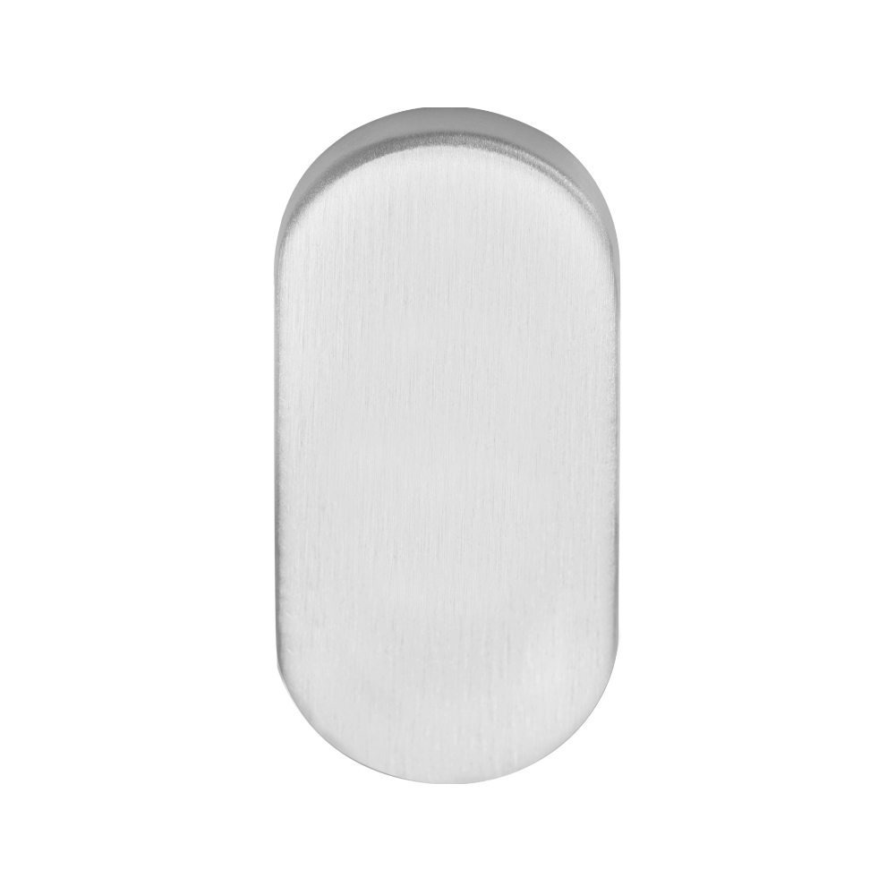 Blind plaatje BASICS LBB32 ovaal - PVD mat RVS