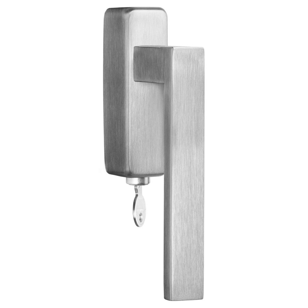 Draaikiepgarnituur BASICS BSQ2-DKLOCK-O afsluitbaar - mat RVS