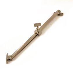 Telescopische raamuitzetter - mat nikkel