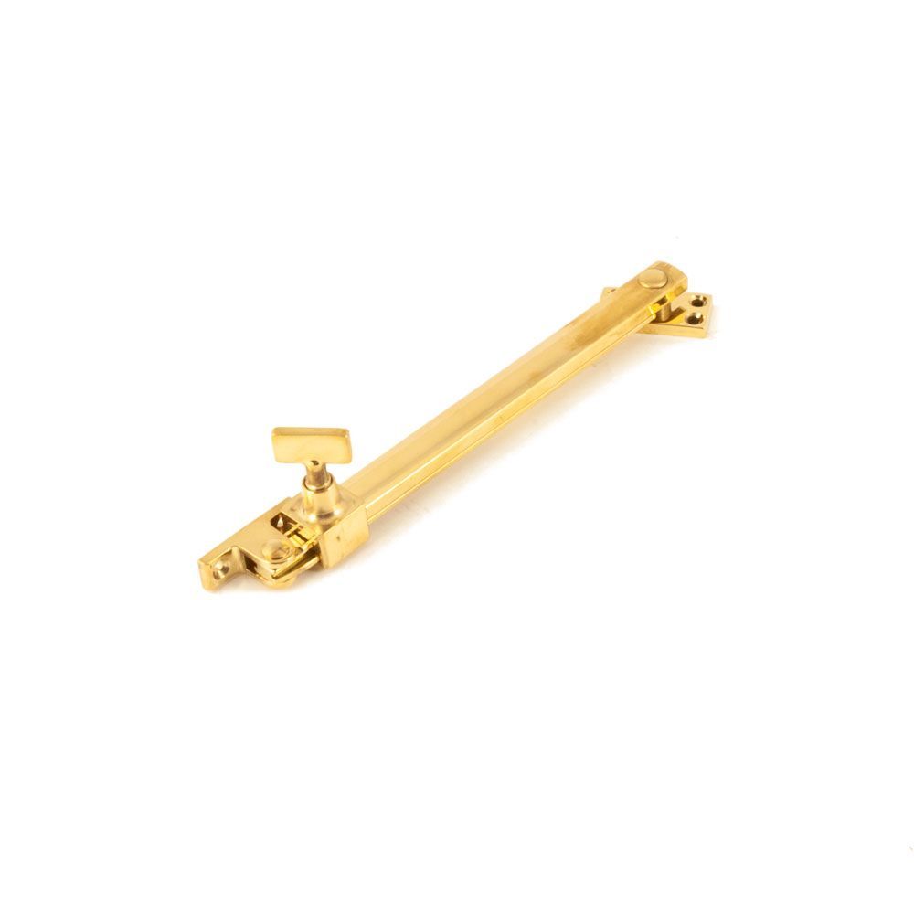 Telescopische raamuitzetter - messing ongelakt