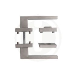 Intersteel set achterdeurbeslag Amsterdam vierkant SKG*** met kerntrekbeveiliging - RVS