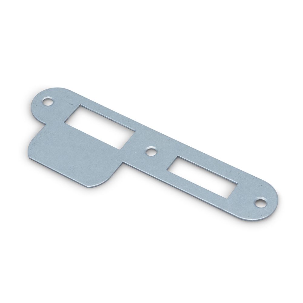 Sluitplaat RVS ronde hoeken tbv veiligheids insteekslot PC55