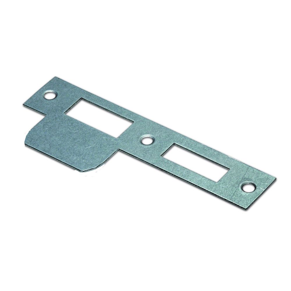 Sluitplaat RVS rechte hoeken tbv verstelbare sluitkom PC55