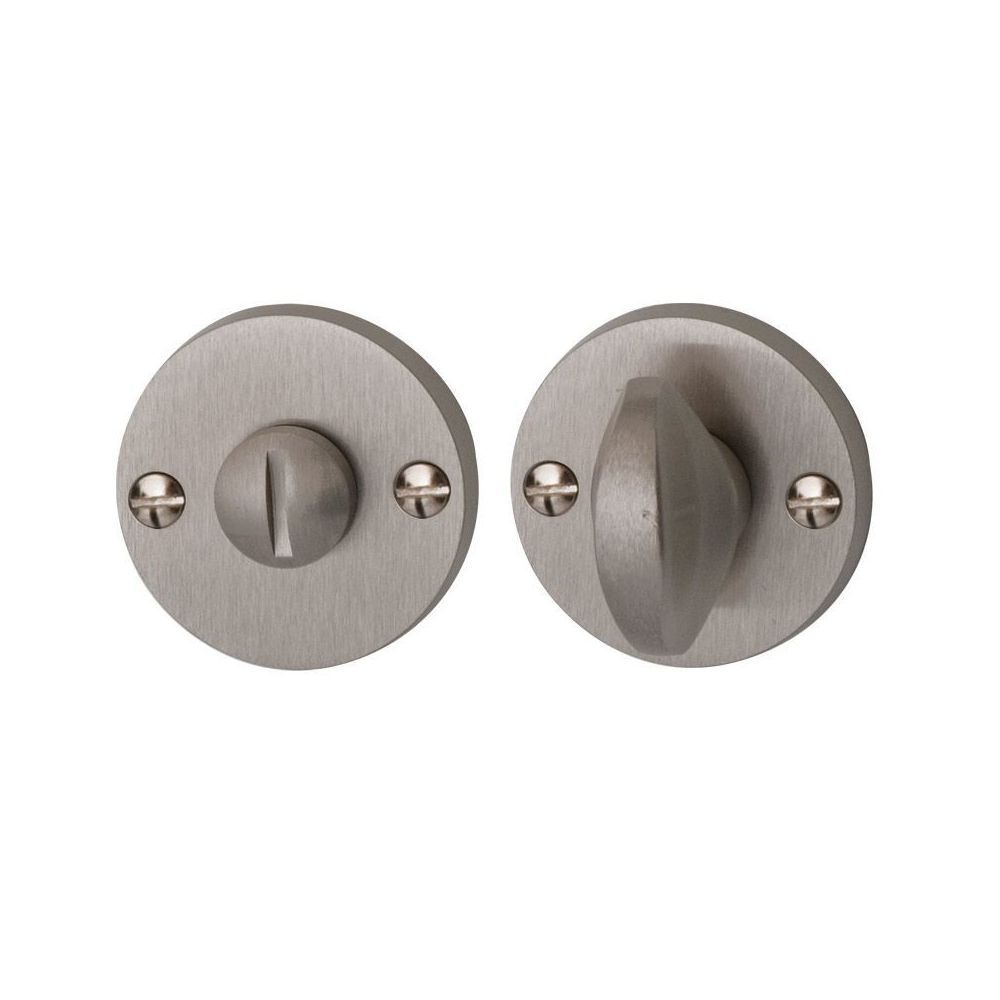 Tonda toilet-/badkamersluiting 8mm - mat nikkel