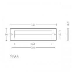 Tochtborstel TIMELESS F535BI - glans nikkel