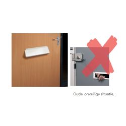 Secumax brievenbusbeveiliger - zilvergrijs