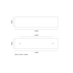 STOER! Brievenbus afsluiter - zwart