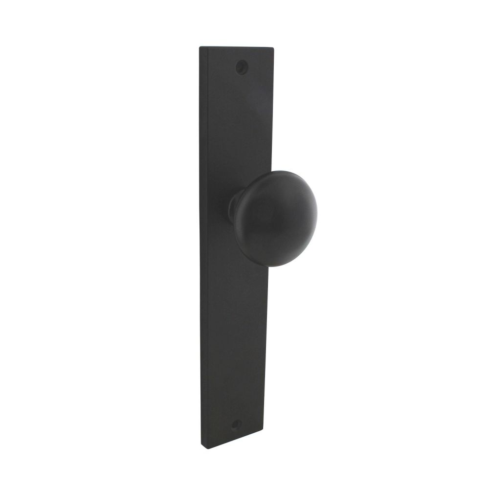 Intersteel knopschild 245x45mm blind - zwart