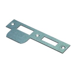 WC-badkamerslot 63/8 met zwarte voorplaat